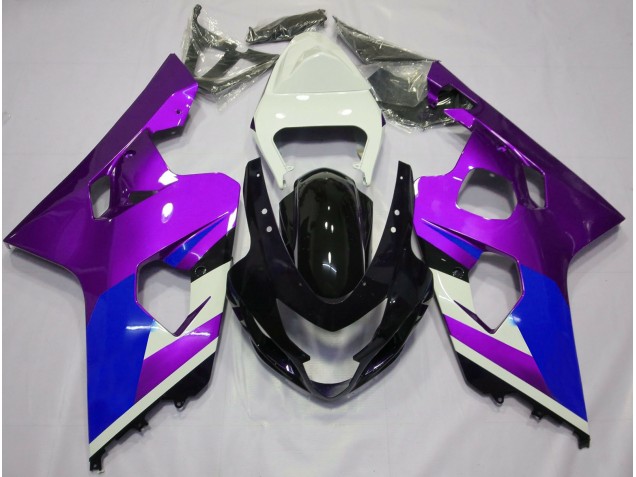 Púrpura Brillante 04-05 GSXR 600-750 Carenado Moto Púrpura Brillante 04-05 GSXR 600-750 Carenado Moto