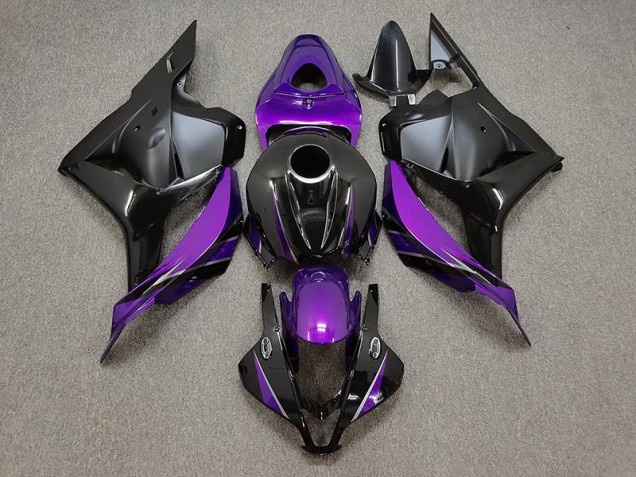 Púrpura Brillante & Negro 09-12 CBR600RR Carenado Moto Púrpura Brillante & Negro 09-12 CBR600RR Carenado Moto