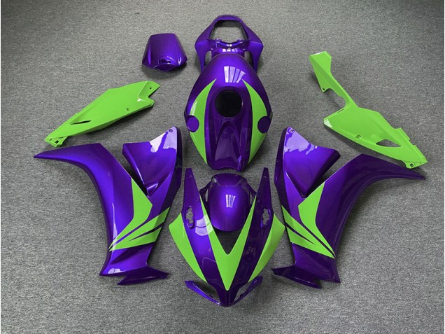 Púrpura Brillante & Verde 12-16 CBR1000RR Carenado Moto Púrpura Brillante & Verde 12-16 CBR1000RR Carenado Moto