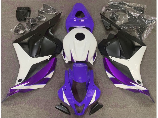 Púrpura Brillo Blanco & Violeta 09-12 CBR600RR Carenado Moto Púrpura Brillo Blanco & Violeta 09-12 CBR600RR Carenado Moto