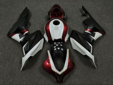 Racing Rojo & Negro 09-12 CBR600RR Carenado Moto