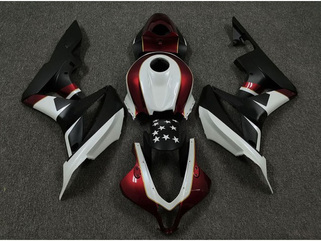 Racing Rojo & Negro 09-12 CBR600RR Carenado Moto Racing Rojo & Negro 09-12 CBR600RR Carenado Moto