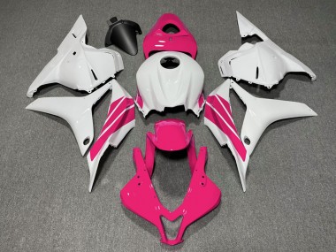 Raya Lateral Rosa & Blanca 09-12 CBR600RR Carenado Moto