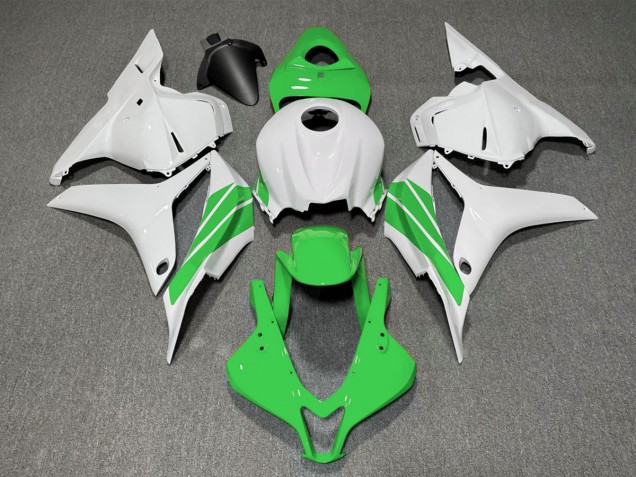 Raya Lateral Verde & Blanca 09-12 CBR600RR Carenado Moto Raya Lateral Verde & Blanca 09-12 CBR600RR Carenado Moto