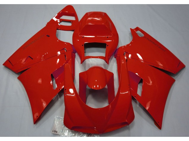 Rendimiento Rojo Brillante 93-05 Ducati 996 748 916 998 Carenado Moto Rendimiento Rojo Brillante 93-05 Ducati 996 748 916 998 Carenado Moto