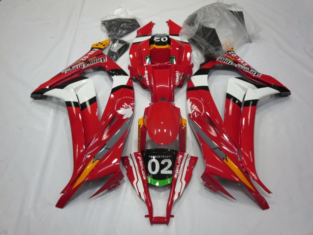 Rojo 02 11-15 ZX10R Carenado Moto Rojo 02 11-15 ZX10R Carenado Moto
