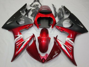 Rojo Blanco 03-04 R6 Carenado Moto