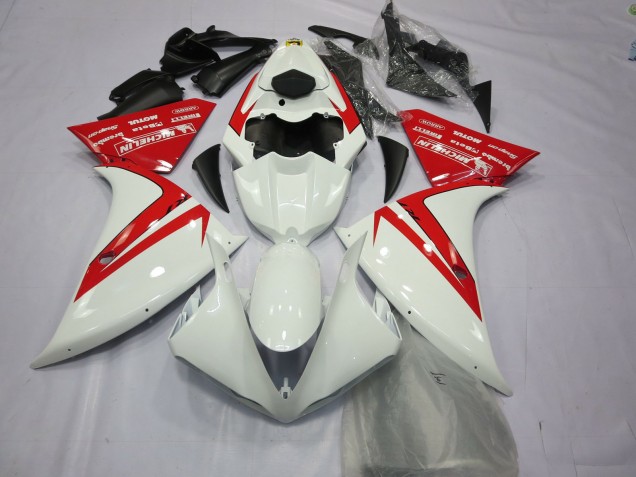 Rojo & Blanco 12-14 R1 Carenado Moto Rojo & Blanco 12-14 R1 Carenado Moto