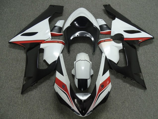 Rojo Blanco & Negro 05-06 ZX6R Carenado Moto