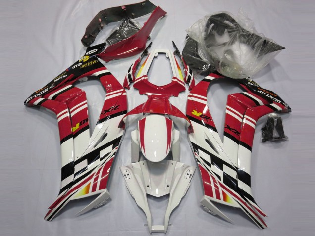 Rojo Blanco & Negro 11-15 ZX10R Carenado Moto Rojo Blanco & Negro 11-15 ZX10R Carenado Moto