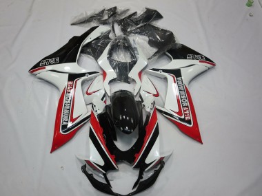 Rojo Blanco & Negro 11-24 GSXR 600-750 Carenado Moto
