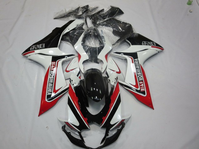Rojo Blanco & Negro 11-24 GSXR 600-750 Carenado Moto Rojo Blanco & Negro 11-24 GSXR 600-750 Carenado Moto