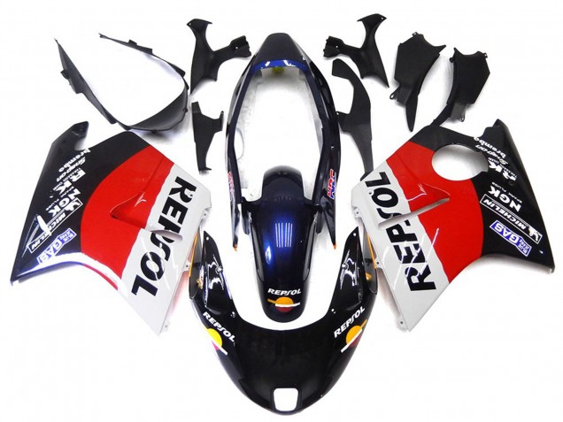 Rojo Blanco & Negro Repsol 96-07 CBR1100XX Carenado Moto Rojo Blanco & Negro Repsol 96-07 CBR1100XX Carenado Moto