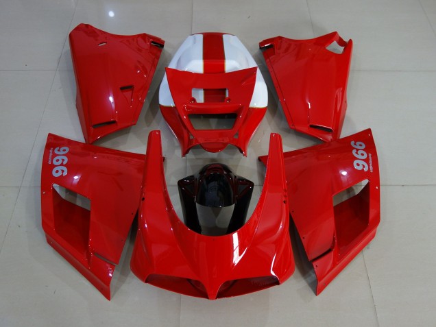 Rojo Brillante 93-05 Ducati 996 748 916 998 Carenado Moto Rojo Brillante 93-05 Ducati 996 748 916 998 Carenado Moto