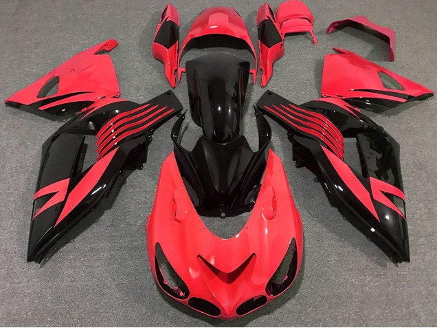 Rojo Brillante 06-11 ZX14R Carenado Moto Rojo Brillante 06-11 ZX14R Carenado Moto