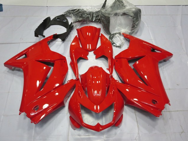 Rojo Brillante 08-12 Ninja 250 Carenado Moto Rojo Brillante 08-12 Ninja 250 Carenado Moto