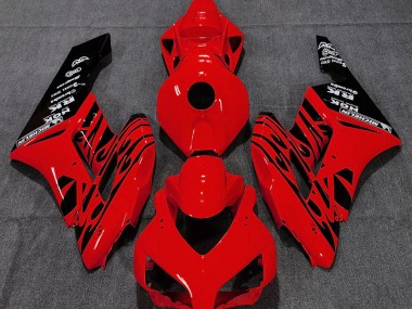 Rojo Brillante Llama 04-05 CBR1000RR Carenado Moto