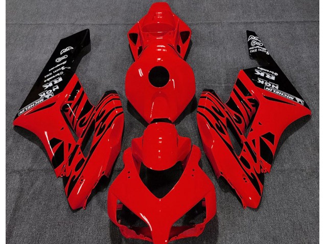 Rojo Brillante Llama 04-05 CBR1000RR Carenado Moto Rojo Brillante Llama 04-05 CBR1000RR Carenado Moto