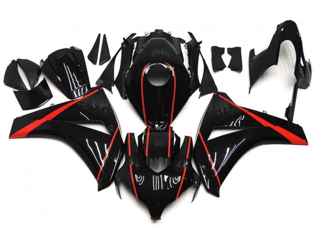 Rojo Brillante & Negro 08-11 CBR1000RR Carenado Moto Rojo Brillante & Negro 08-11 CBR1000RR Carenado Moto