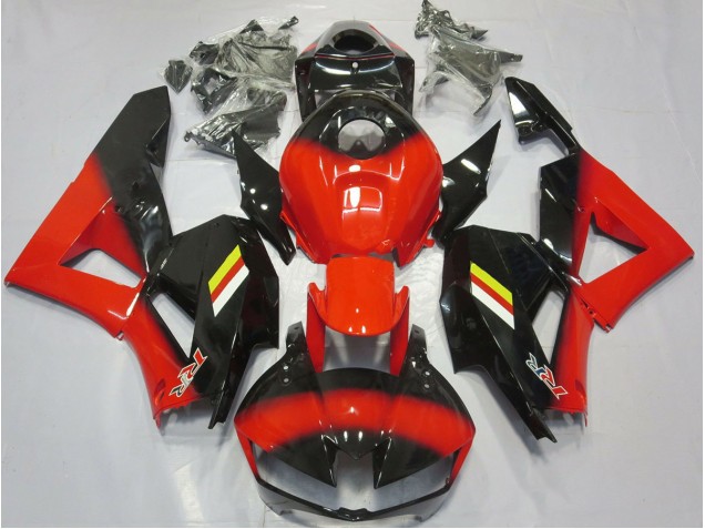 Rojo Brillante & Negro 13-23 CBR600RR Carenado Moto Rojo Brillante & Negro 13-23 CBR600RR Carenado Moto