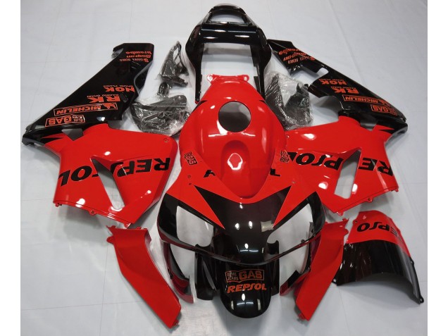 Rojo Brillo Repsol 03-04 CBR600RR Carenado Moto Rojo Brillo Repsol 03-04 CBR600RR Carenado Moto