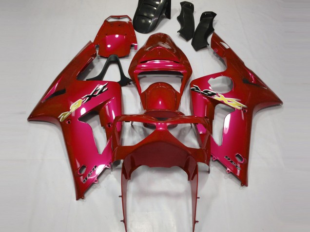 Rojo Caramelo 03-04 ZX6R Carenado Moto Rojo Caramelo 03-04 ZX6R Carenado Moto