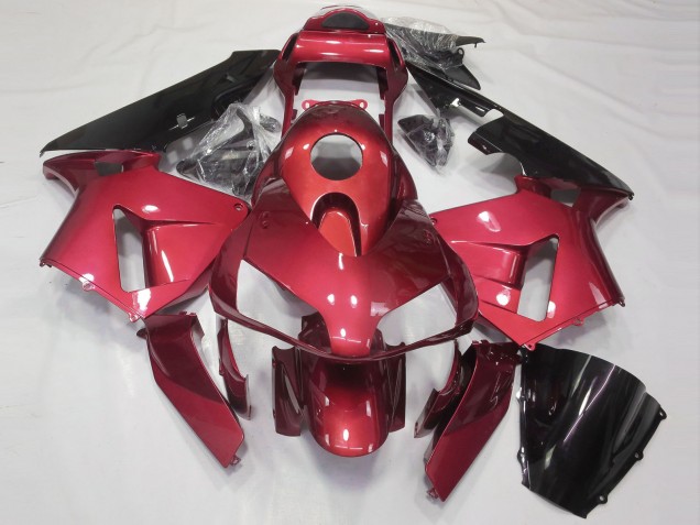 Rojo Caramelo Brillante 03-04 CBR600RR Carenado Moto Rojo Caramelo Brillante 03-04 CBR600RR Carenado Moto