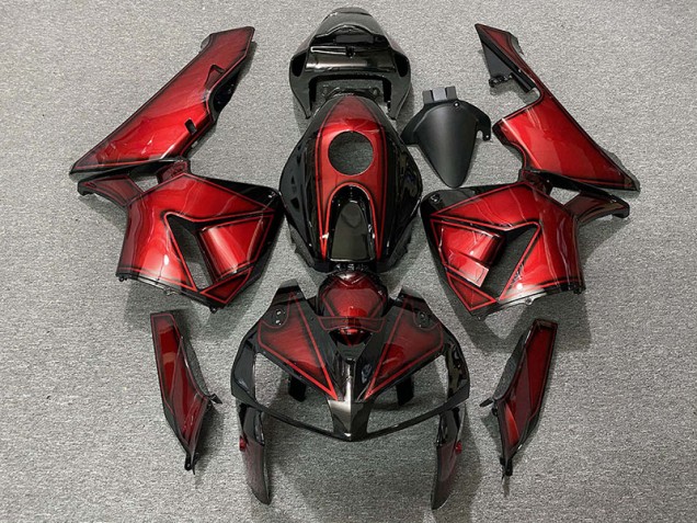 Rojo Caramelo Intenso 05-06 CBR600RR Carenado Moto Rojo Caramelo Intenso 05-06 CBR600RR Carenado Moto