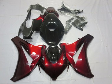 Rojo Caramelo & Negro 08-11 CBR1000RR Carenado Moto