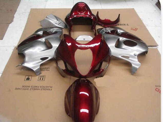 Rojo D Plata 97-07 GSXR 1300 Carenado Moto Rojo D Plata 97-07 GSXR 1300 Carenado Moto