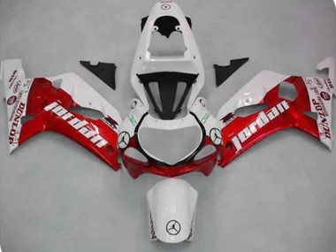 Rojo Jordan 01-03 GSXR 600-750 Carenado Moto