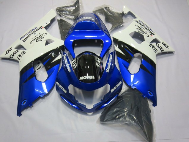 Rojo Movistar 01-03 GSXR 600-750 Carenado Moto Rojo Movistar 01-03 GSXR 600-750 Carenado Moto