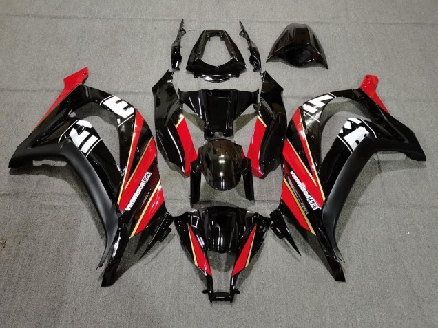 Rojo Negro Blanco Especial 11-15 ZX10R Carenado Moto Rojo Negro Blanco Especial 11-15 ZX10R Carenado Moto