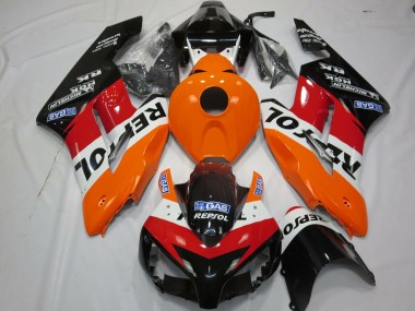 Rojo Negro Mate 04-05 CBR1000RR Carenado Moto