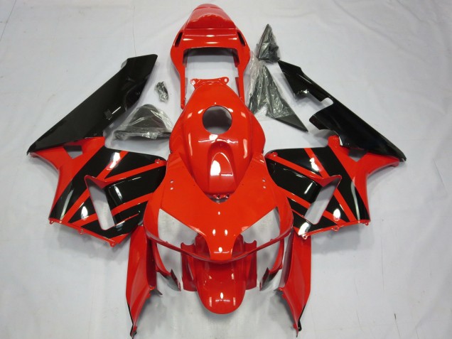 Rojo Negro OEM Estilos 03-04 CBR600RR Carenado Moto Rojo Negro OEM Estilos 03-04 CBR600RR Carenado Moto
