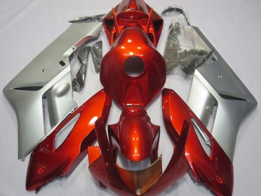 Rojo Plata 04-05 CBR1000RR Carenado Moto