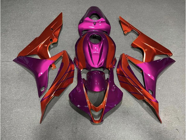 Rojo Violáceo 07-08 CBR600RR Carenado Moto Rojo Violáceo 07-08 CBR600RR Carenado Moto