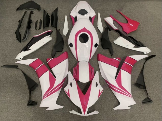 Rosa Brillante & Blanco 12-16 CBR1000RR Carenado Moto Rosa Brillante & Blanco 12-16 CBR1000RR Carenado Moto
