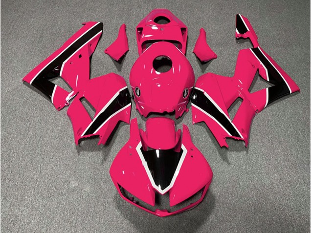 Rosa Brillante Brillante & Negro 13-23 CBR600RR Carenado Moto Rosa Brillante Brillante & Negro 13-23 CBR600RR Carenado Moto