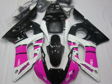 Rosa Brillante & Negro 98-02 R6 Carenado Moto