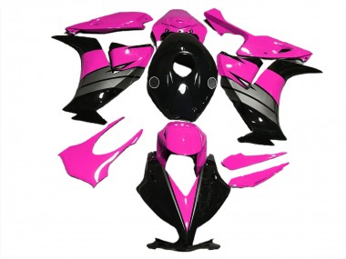 Rosa Brillante Negro & Gris 12-16 CBR1000RR Carenado Moto