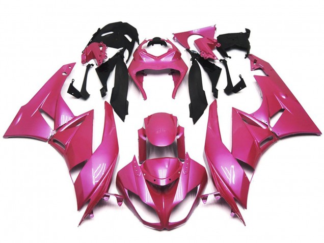Rosa Brillante Vibrante 09-12 ZX6R Carenado Moto