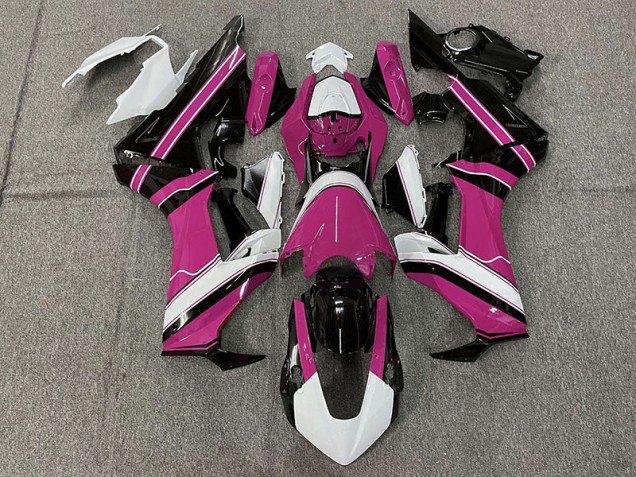 Rosa Brillo Blanco & Negro 17-23 CBR1000RR Carenado Moto Rosa Brillo Blanco & Negro 17-23 CBR1000RR Carenado Moto