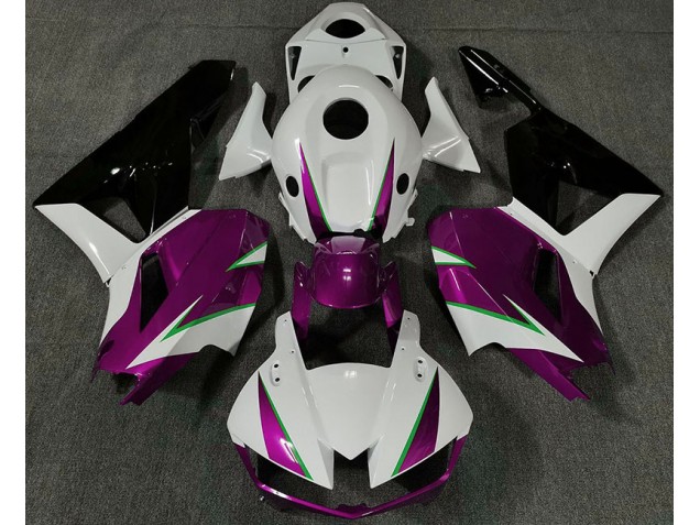Rosa Brillo Blanco & Verde 13-23 CBR600RR Carenado Moto Rosa Brillo Blanco & Verde 13-23 CBR600RR Carenado Moto
