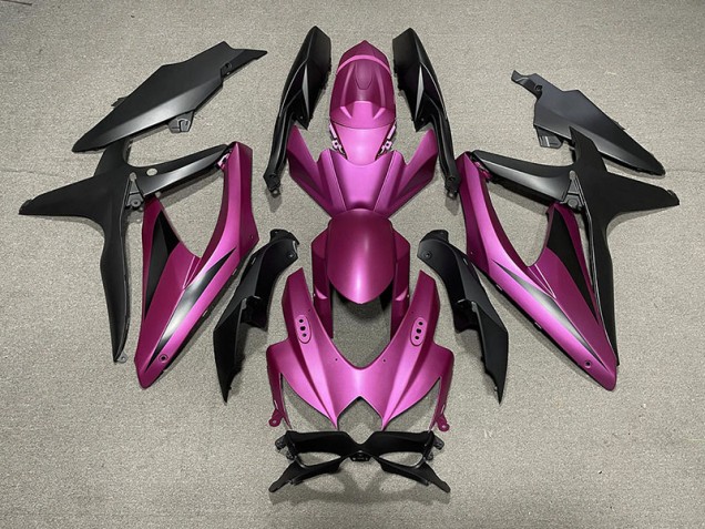 Rosa Mate Sin R 08-10 GSXR 600-750 Carenado Moto Rosa Mate Sin R 08-10 GSXR 600-750 Carenado Moto