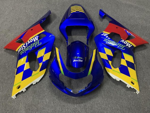 Telefonica 01-03 GSXR 600-750 Carenado Moto Telefonica 01-03 GSXR 600-750 Carenado Moto