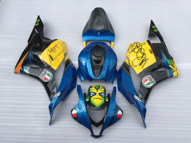 Tiburón Azul 09-12 CBR600RR Carenado Moto Tiburón Azul 09-12 CBR600RR Carenado Moto