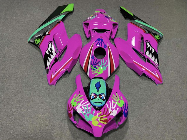 Tiburón Rosa 04-05 CBR1000RR Carenado Moto Tiburón Rosa 04-05 CBR1000RR Carenado Moto