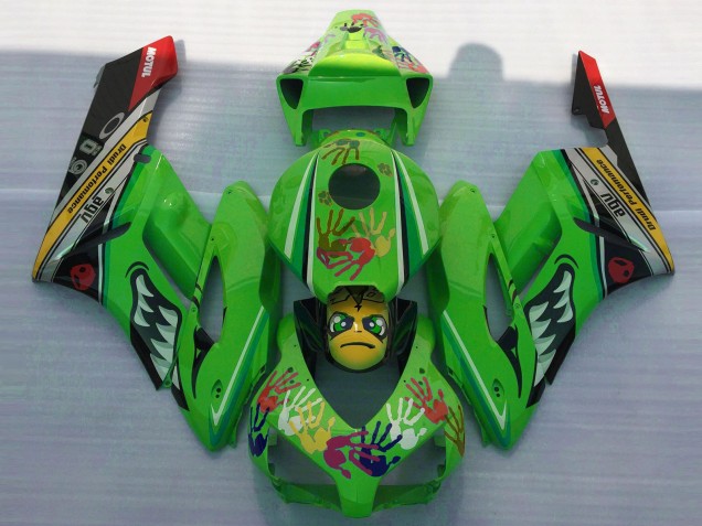 Tiburón Verde 04-05 CBR1000RR Carenado Moto Tiburón Verde 04-05 CBR1000RR Carenado Moto
