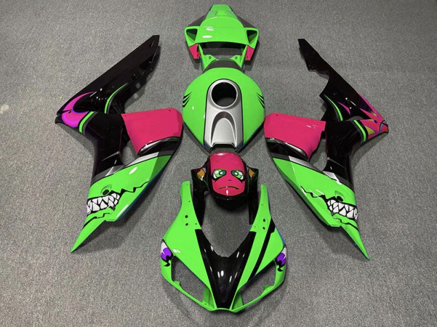 Tiburón Verde 06-07 CBR1000RR Carenado Moto Tiburón Verde 06-07 CBR1000RR Carenado Moto